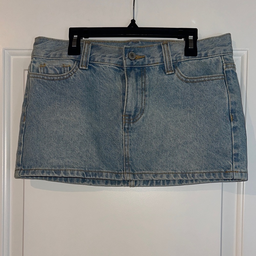 Denim Mini Skirt